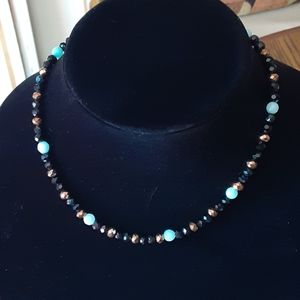 Handcrafted beaded necklace